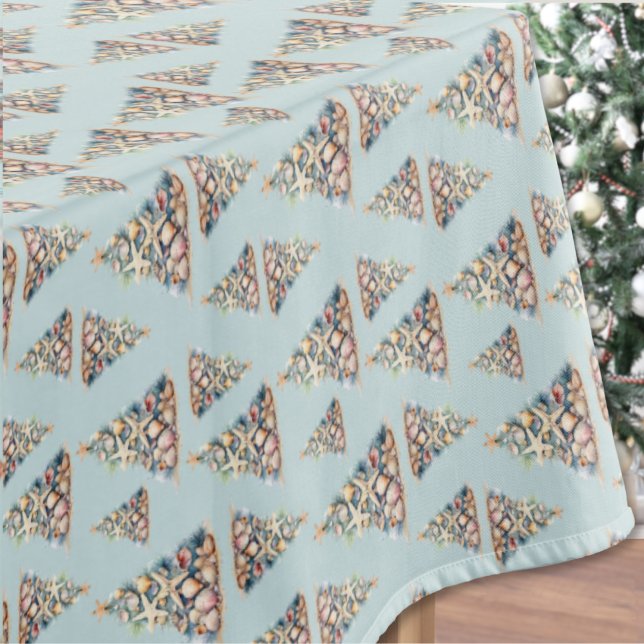 Nappe Noël sur la plage (Beach Christmas Tablecloth)