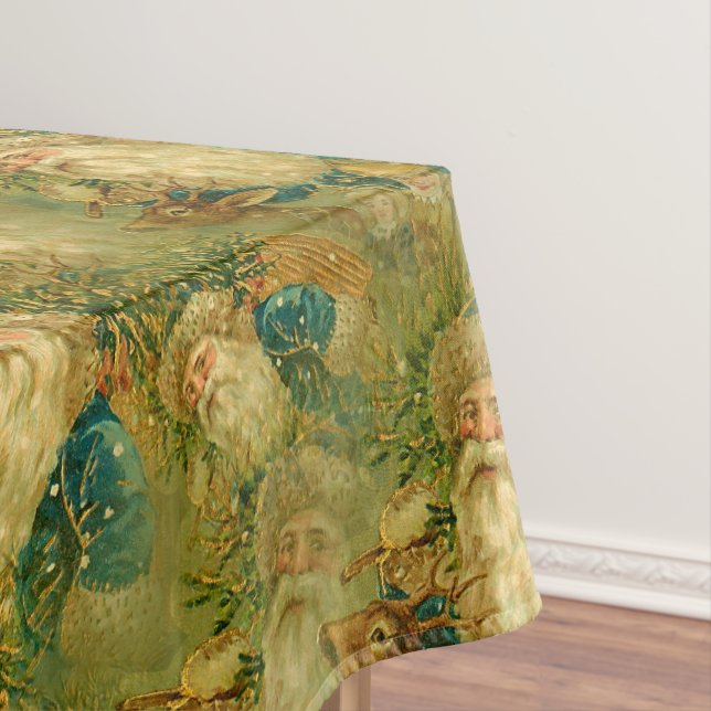 Nappe Noël Vintage du Père Noël (In Situ)