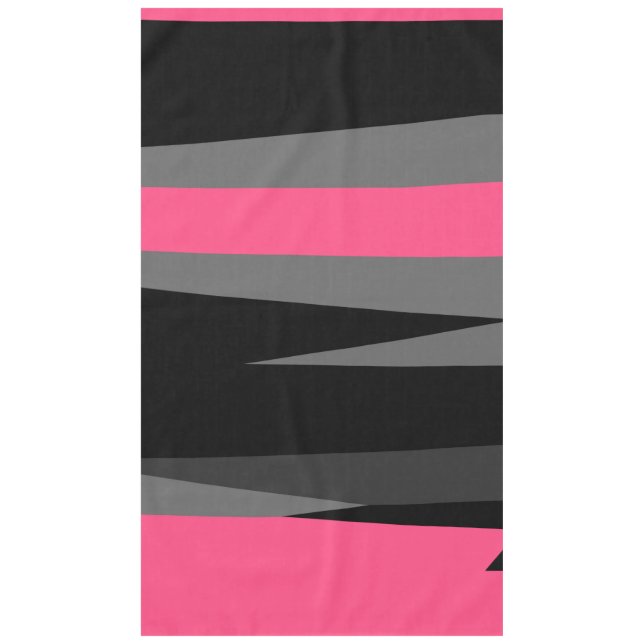 Nappe Noir rose et gris (Devant)