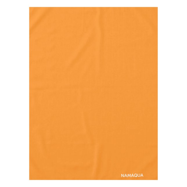 Nappe nom de couleur orange Namaqua (Devant)