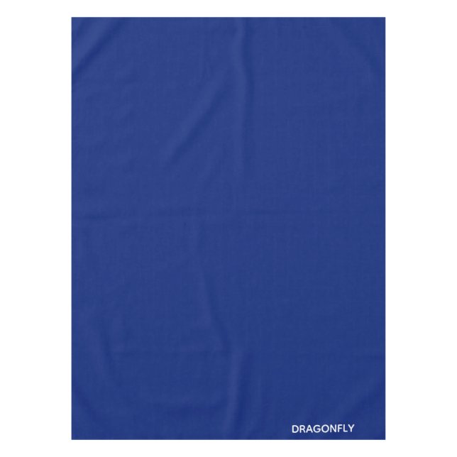Nappe Nom de la couleur bleue de la libellule (Devant)