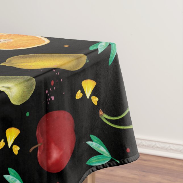 Nappe Nom Personnel Fruit Tropical Et Légumes (In Situ)