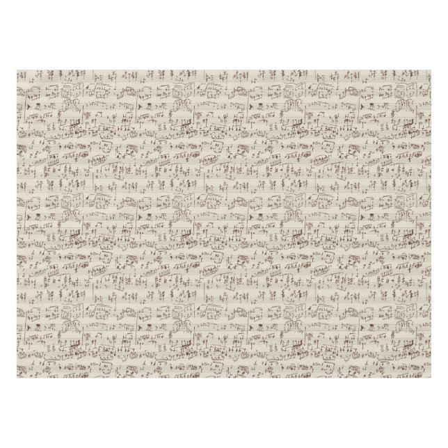 Nappe Notes de musique (Devant (Horizontal))