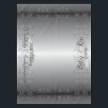 Nappe "Notre 25e anniversaire Mariage" Silvery écrit à l<br><div class="desc">Ce dessin est composé de mon dégradé d'argent écrit à la main,  "Notre 25e anniversaire Mariage" dans un cadre à motifs miroirs,  avec les noms et la date du couple d'un côté et l'événement de l'autre,  pour un design et une oeuvre d'art originaux pour leur 25e anniversaire Mariage.</div>