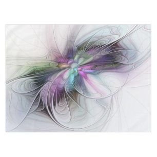 Nappe Nouvelle vie, Colorful Abstrait Fractal Art Imagin
