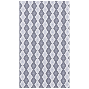 Nappe Nuances de bleu gris motif diamant