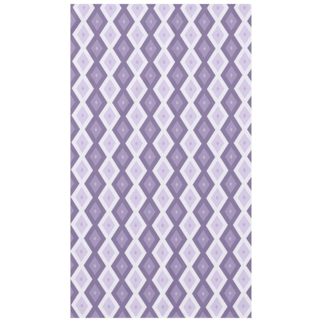 Nappe Nuances de lavande motif diamant (Devant)