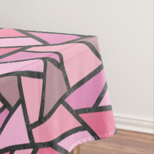 Nappe Nuances de motif en vitrail de corail