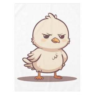 Nappe Oiseau Bébé Mignon Grincheux Dessin Animé Kawaii
