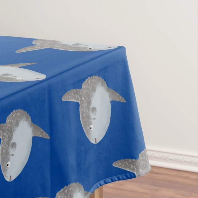Nappe Oiseau de mer mola mola mignonne caricature (In Situ)