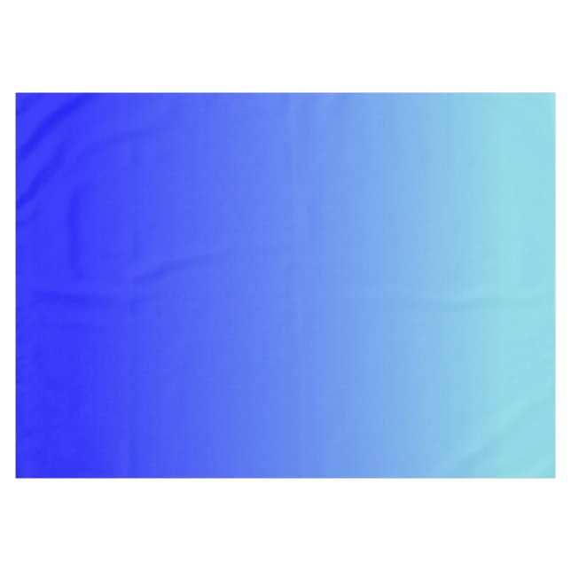 Nappe Ombre Bleu Aqua Moderne (Devant (Horizontal))