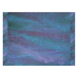 Nappe Ombre bleue Abstraite Turquoise Turquoise violet