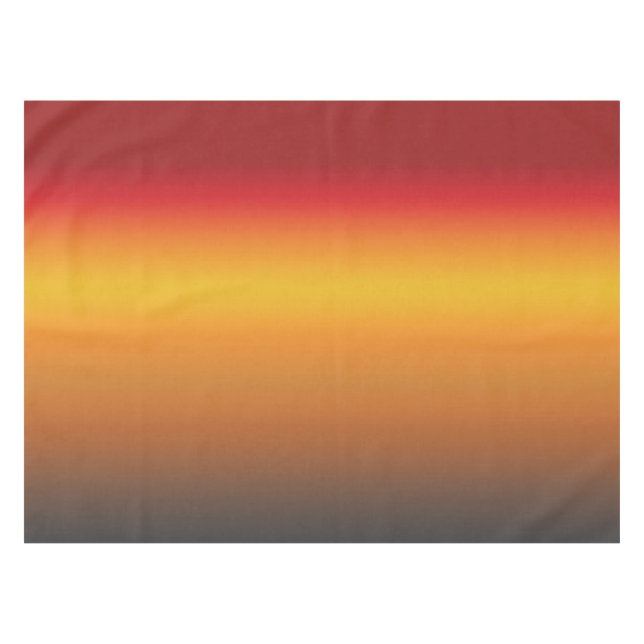 Nappe Ombre jaune rouge orange rouge vibrant (Devant (Horizontal))