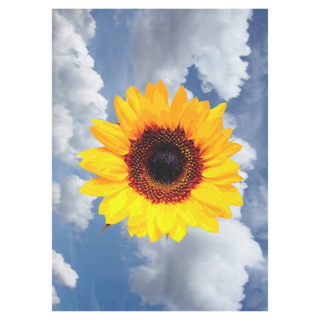 Nappe Only a Sunflower Blossom + your text & ideas (Devant)
