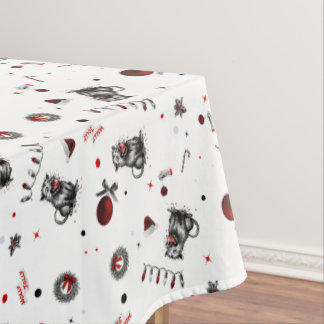Nappe Opossum Trash de Noël Edgey qui mâche un Ornement