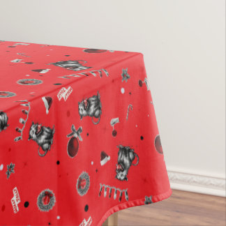 Nappe Opossum Trash de Noël qui mâche un Ornement en Ver
