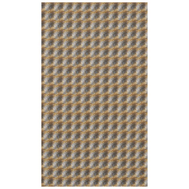 Nappe Or et argent décoratifs brillants (Devant)