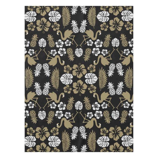 Nappe Or Floral Tropical Motif (Devant)