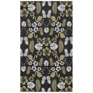 Nappe Or Floral Tropical Motif