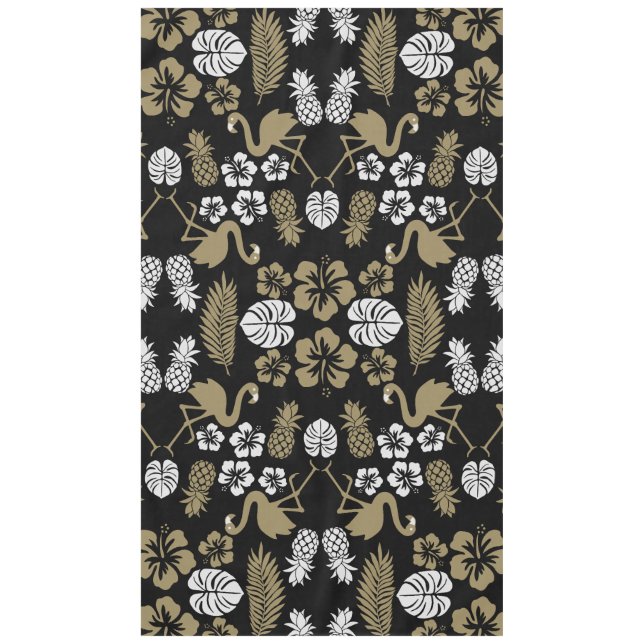 Nappe Or Floral Tropical Motif (Devant)