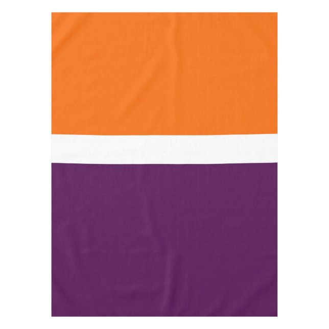 Nappe Orange blanc violet couleur pâle Conception des bl (Devant)