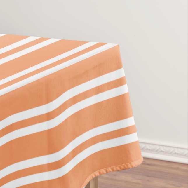Nappe Orange et blanc (In Situ)