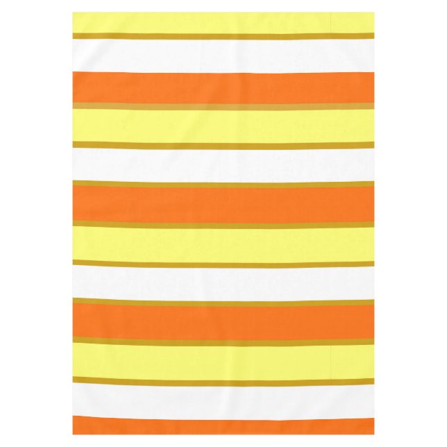 Nappe Orange, jaune et White Stripes (Devant)