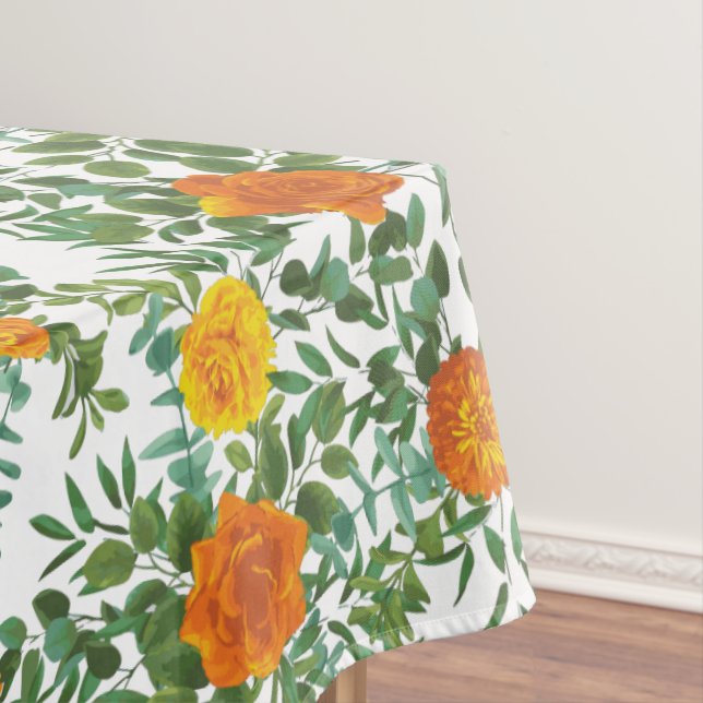 Nappe Orange Peony Rose Floral Mariage (In Situ)