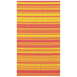 Nappe Orange rouge jaune rayures