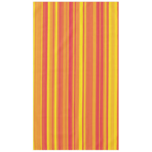 Nappe Orange rouge jaune rayures