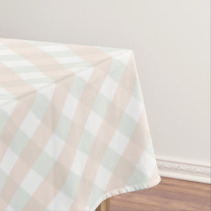 Nappe Orange vert vert neutre En vichy Motif