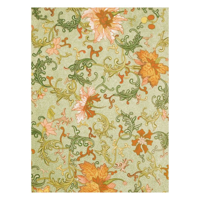 Nappe Ornement Chinois Vintage Fleurs Jones (Devant)