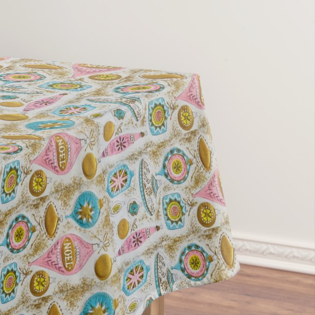 Nappe Ornements de Noël milieu du siècle moderne (In Situ)