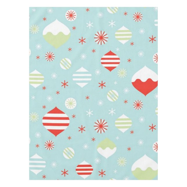 Nappe Ornements Vintages de Noël (Devant)