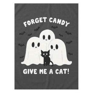 Nappe Oubliez Le Bonbon Donne-Moi Un Chat Halloween Éffr