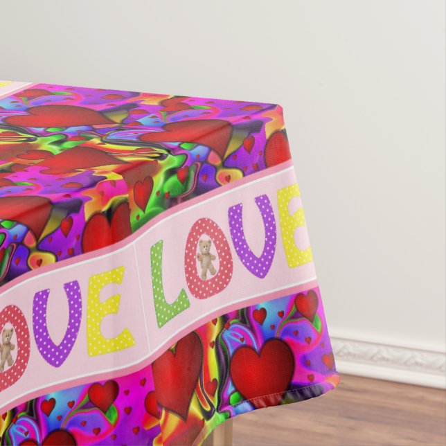 Nappe Ours en peluche de la Saint-Valentin (In Situ)