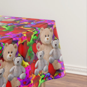 Nappe Ours en peluche de la Saint-Valentin