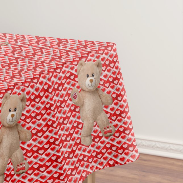 Nappe Ours en peluche de la Saint-Valentin (In Situ)