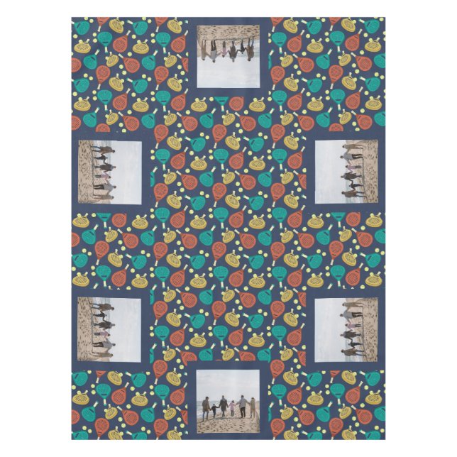 Nappe Padel Tennis Thématique Photo personnalisée (Devant)