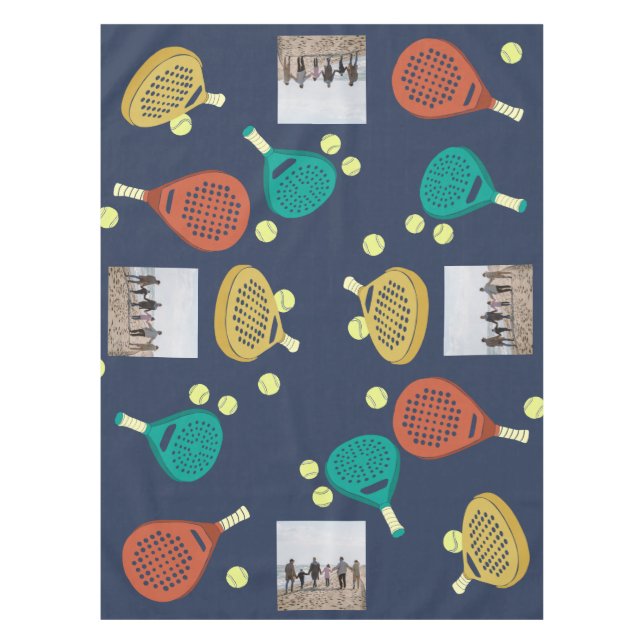 Nappe Padel Tennis Thématique Photo personnalisée (Devant)