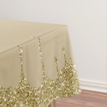 Paillettes de luxe dorées fondantes