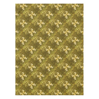 Nappe Paillettes dorées avec rubans