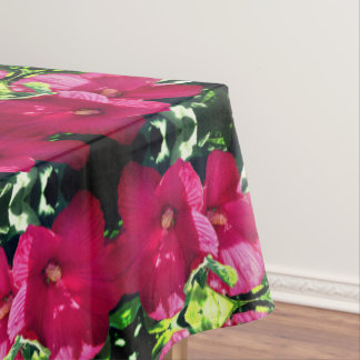 Nappe Paire de fleurs rouge Hibiscus Motif Abstrait