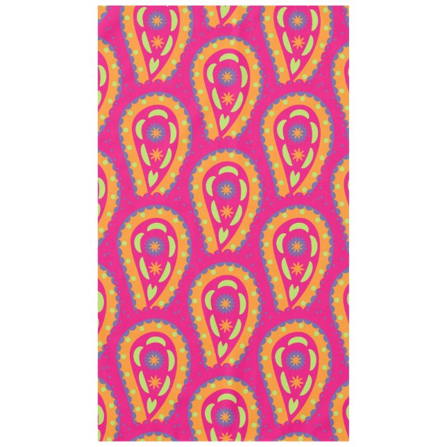 Nappe Paisley coloré (Devant)