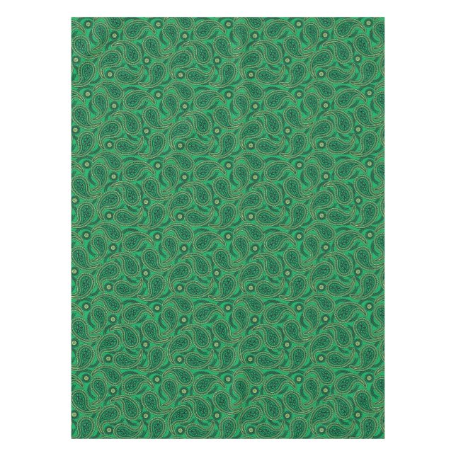 Nappe Paisley vert (Devant)