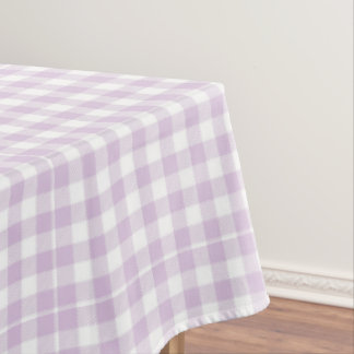 Nappe Pale Lavender Moderne À damiers En vichy Rustique
