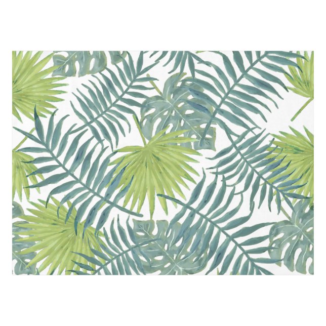 Nappe Palm Tree Fronds Peinture hawaïenne (Devant (Horizontal))