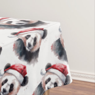 Nappe Panda de Noël