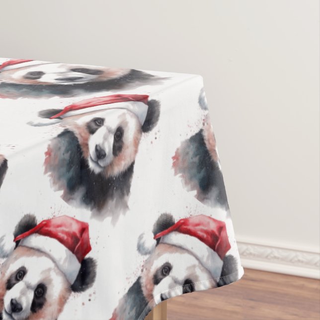 Nappe Panda de Noël (In Situ)