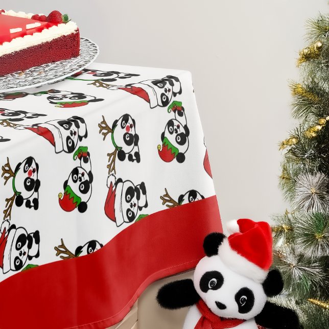 Nappe Pandas de Noël (Créateur téléchargé)